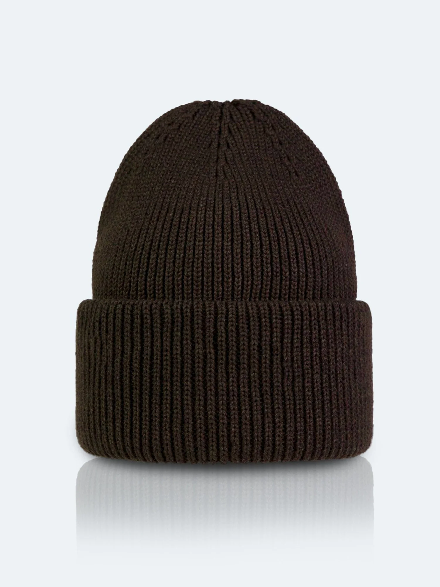 Komplet czapka/komin czekoladowy