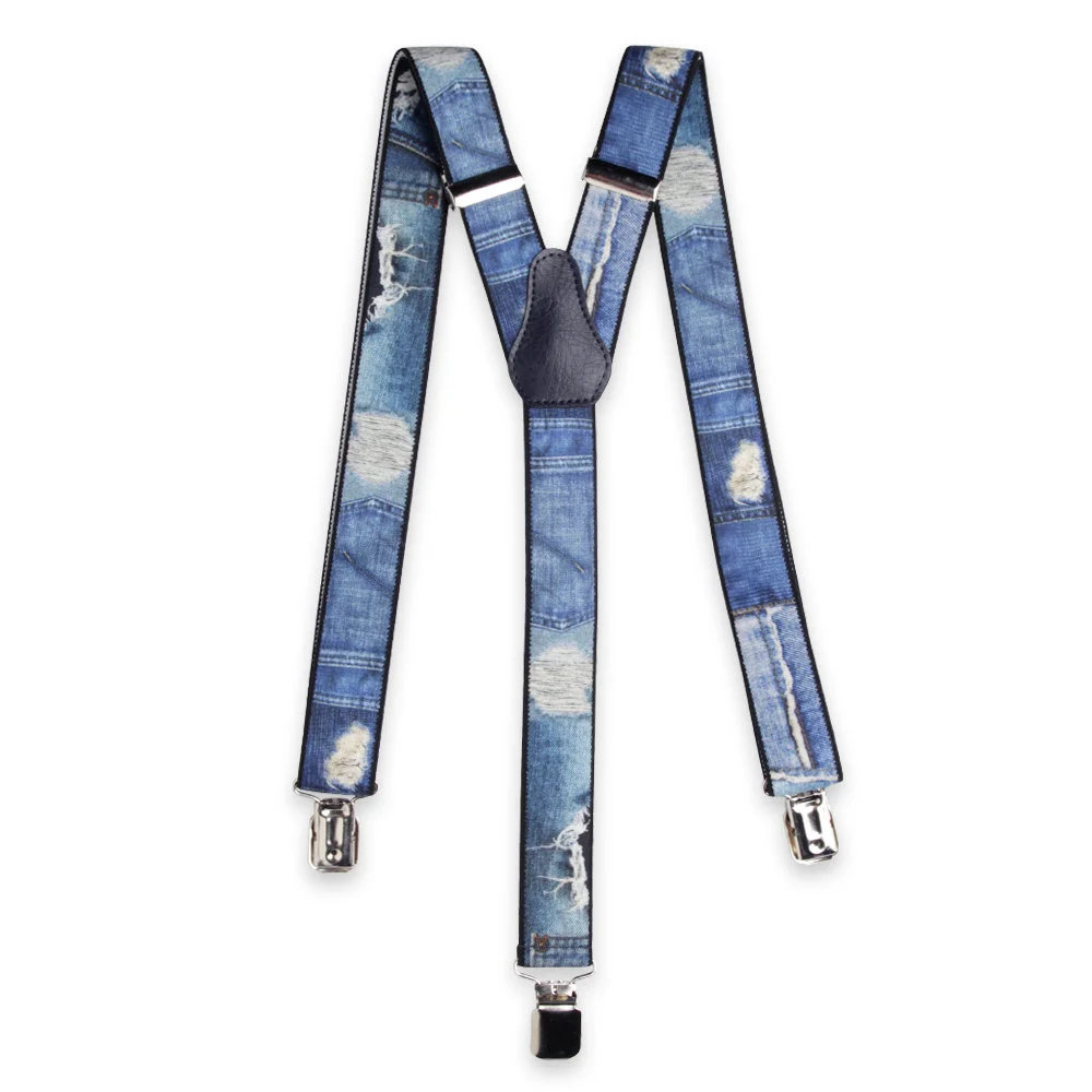 Szelki męskie denim