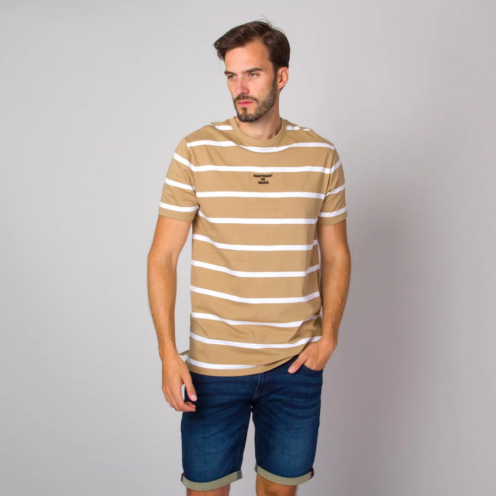 T-shirt męski w paski