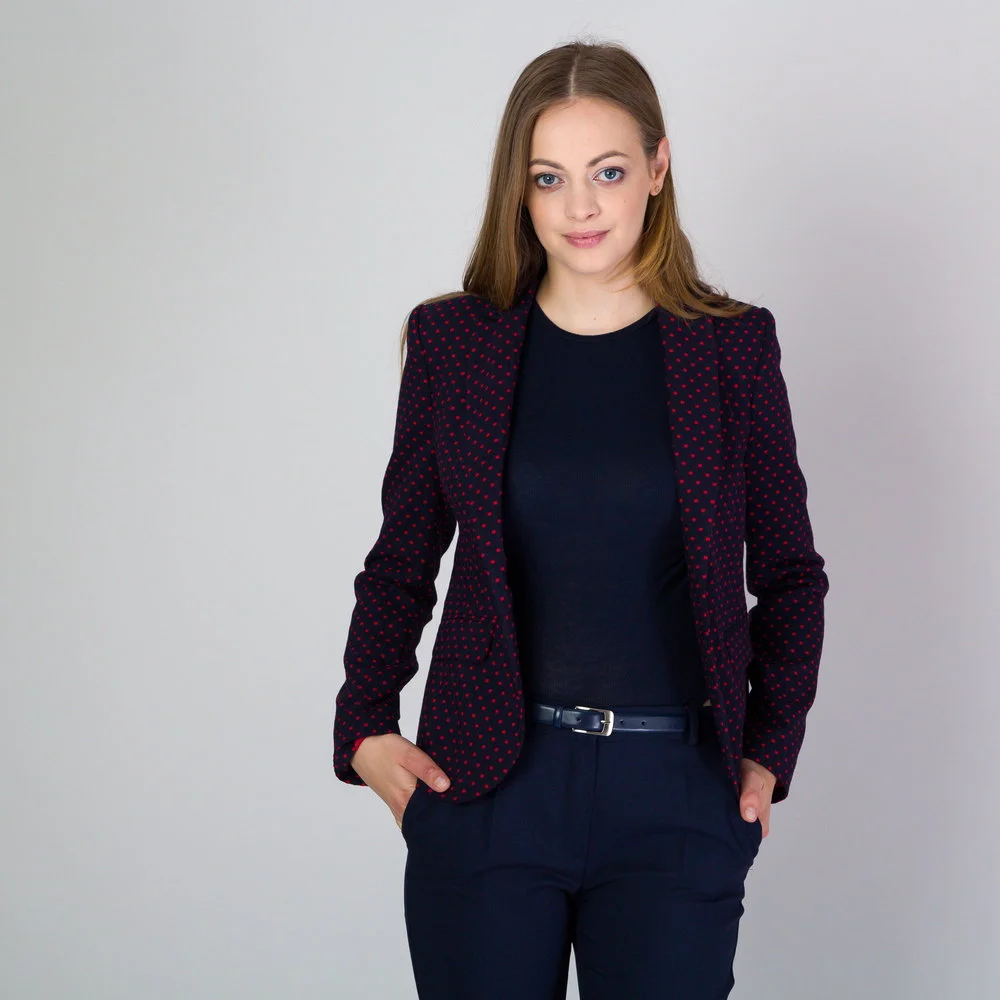 Marynarka damska w groszki