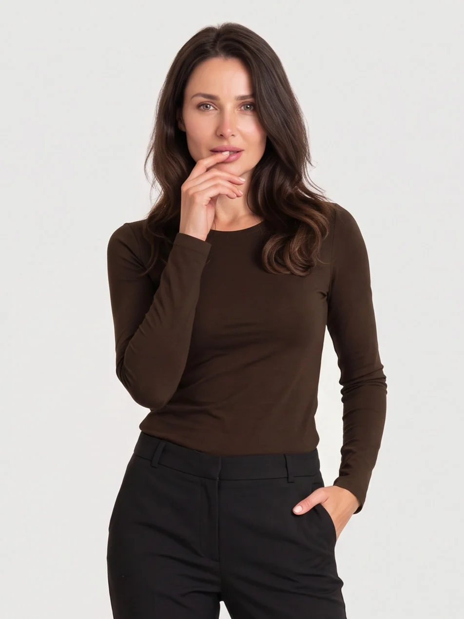 Brązowy T-shirt L Gatta
