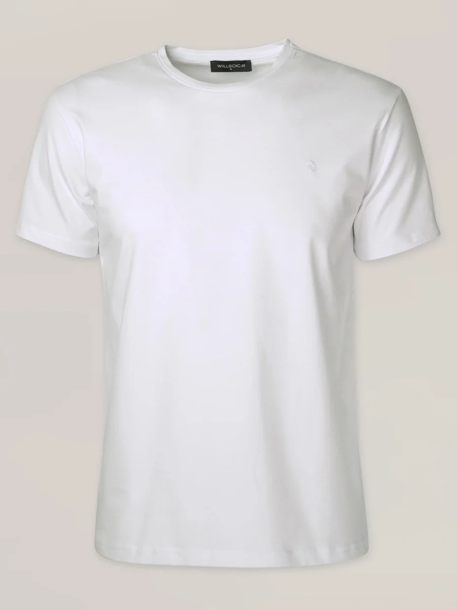 Biały t-shirt męski Willsoor