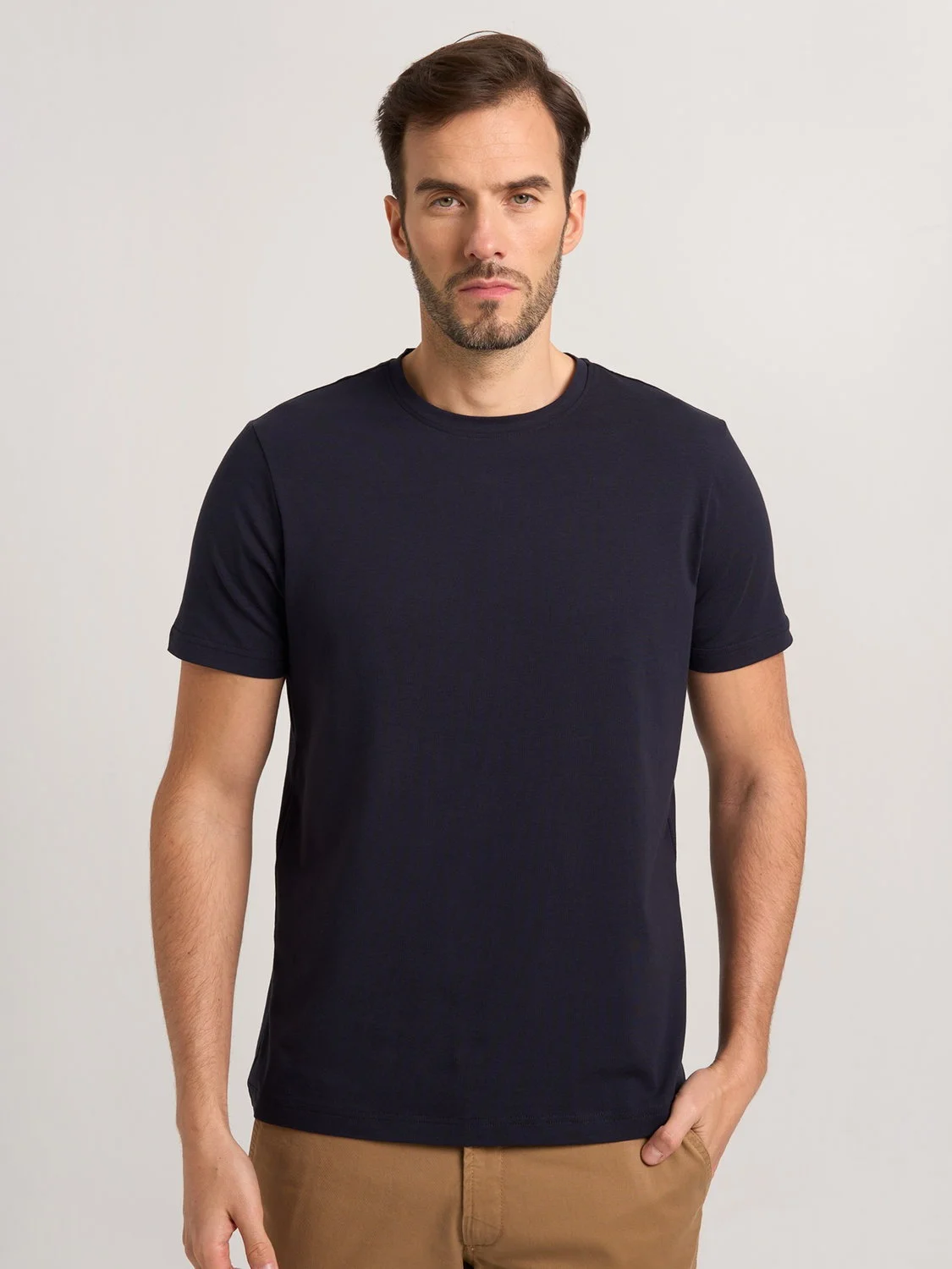 Granatowy t-shirt męski P Club