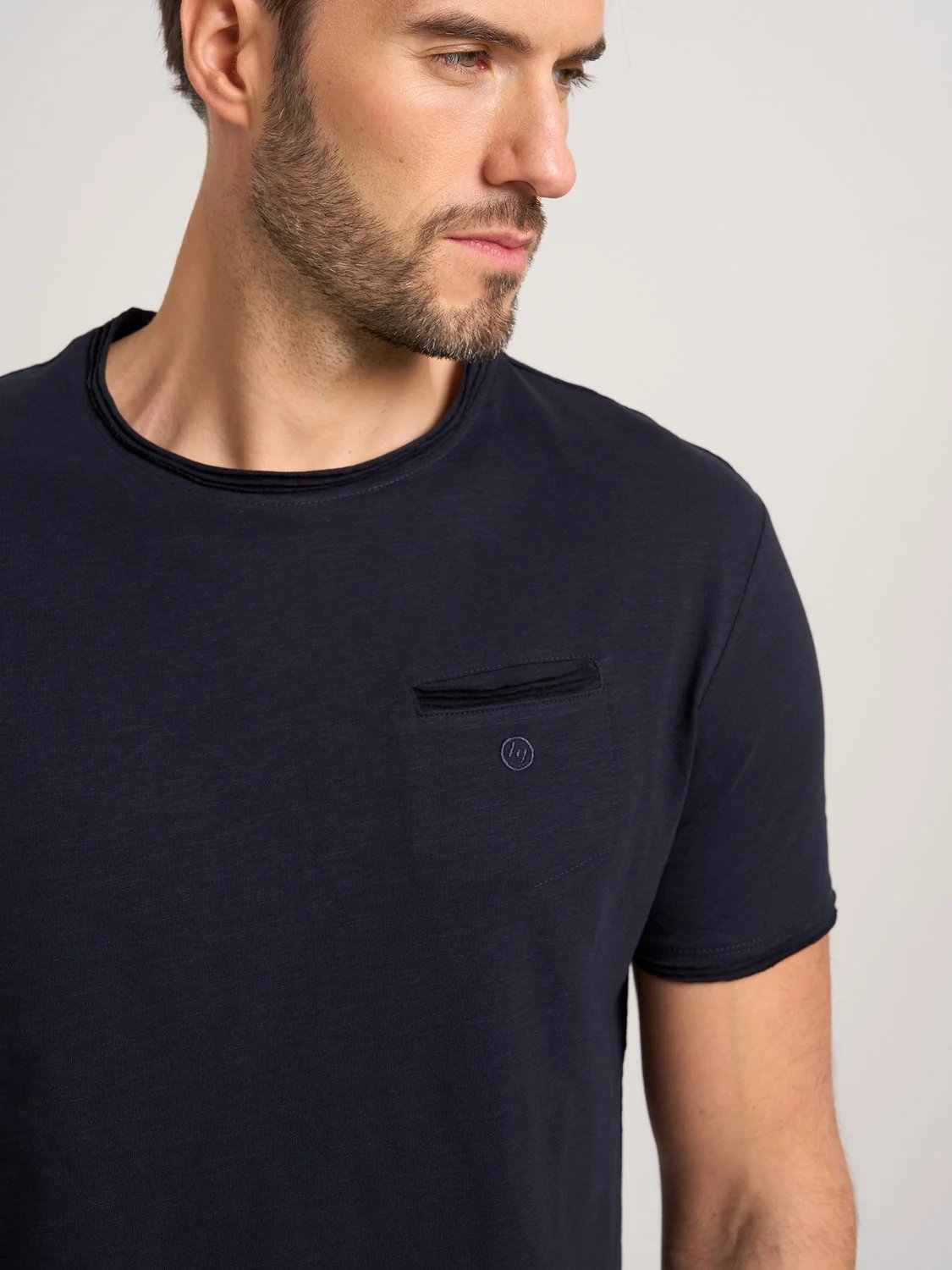 Granatowy t-shirt męski P Club