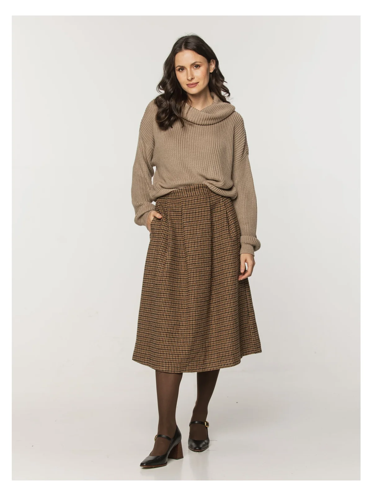 Spódnica fałdowana