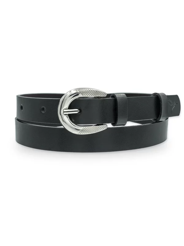 Pasek skórzany damski