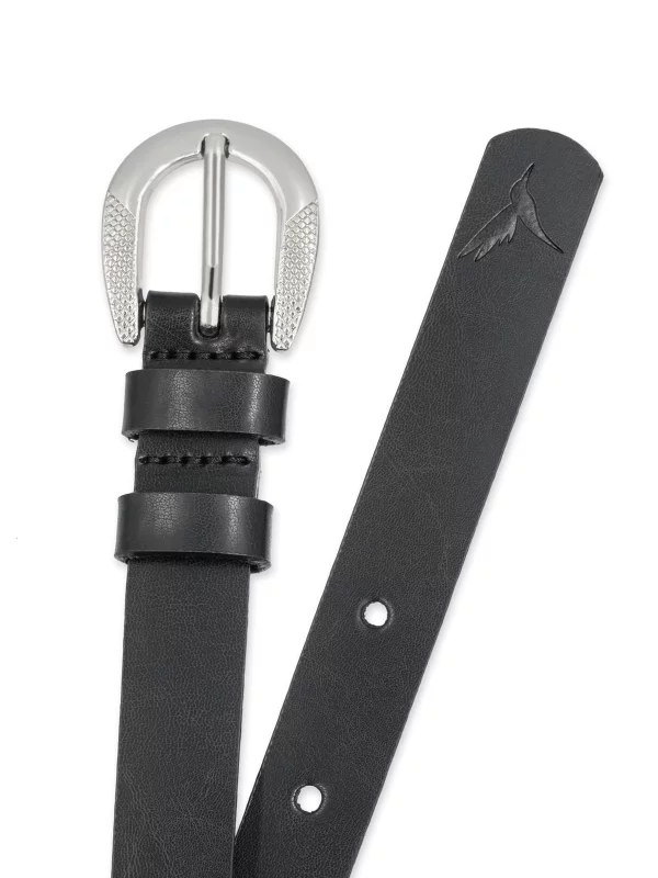 Pasek skórzany damski