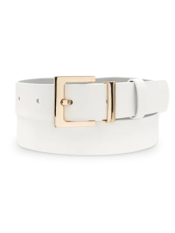 Pasek skórzany damski