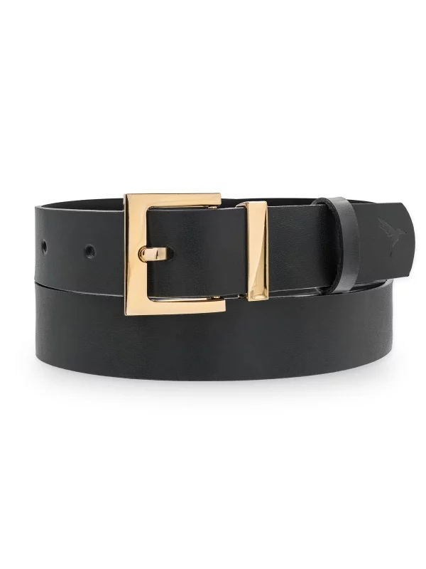 Pasek skórzany damski