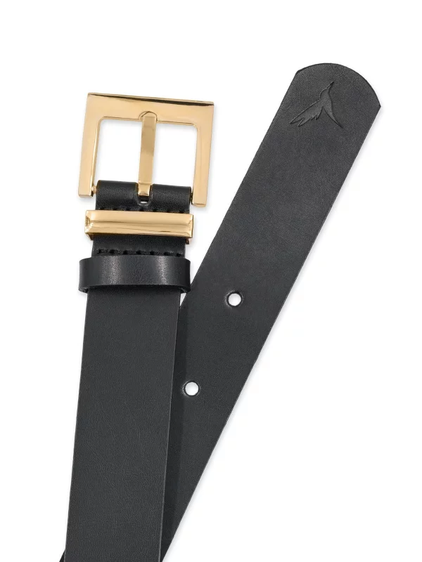 Pasek skórzany damski