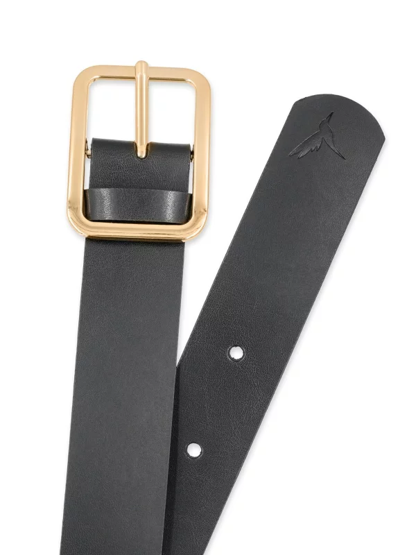 Pasek skórzany damski