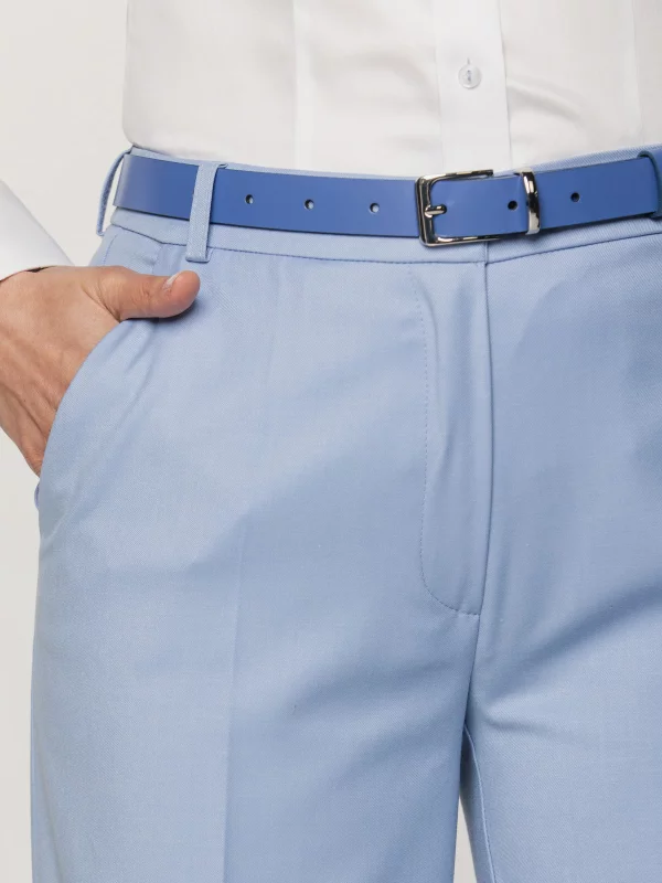 Pasek skórzany damski