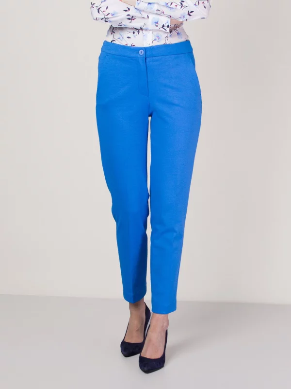 Spodnie garniturowe dzianinowe