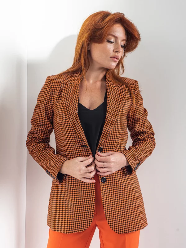 Marynarka damska w pepitę