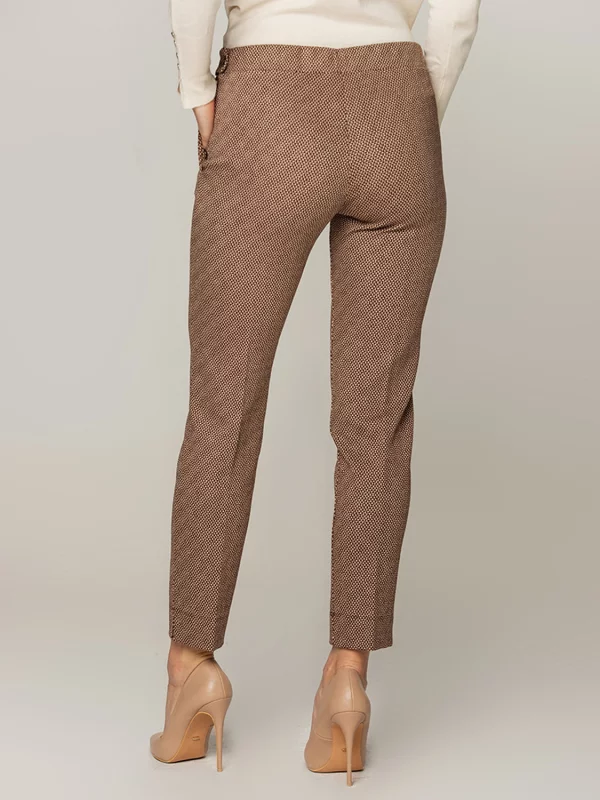 Spodnie garniturowe z dzianiny