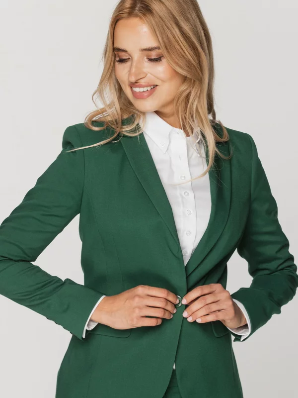 Zielona marynarka damska