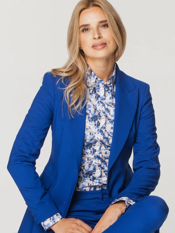 Marynarka damska modrakowa