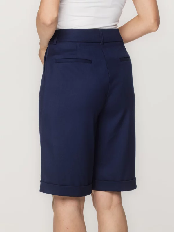 Granatowe szorty damskie