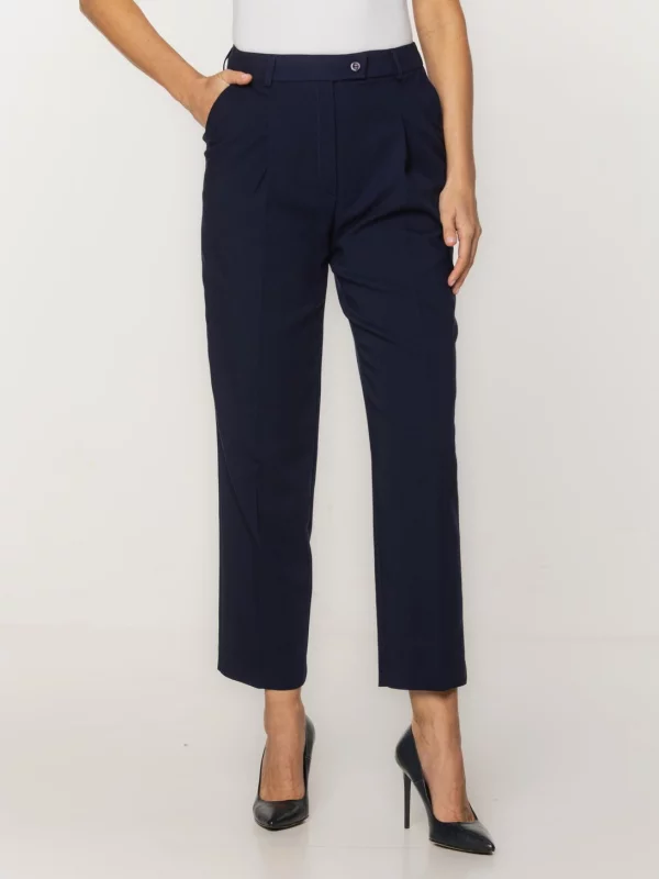 Spodnie z zakładkami