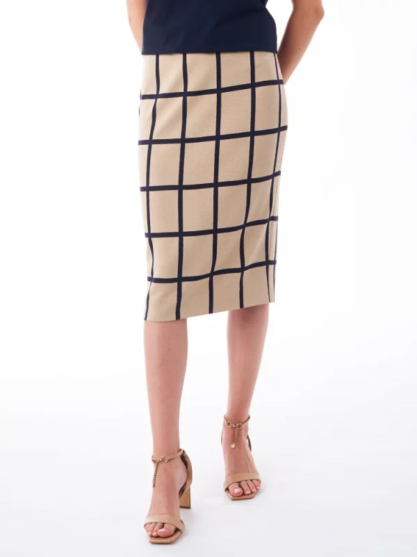 Spódnica w kratę