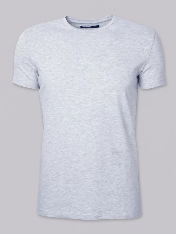 Szary t-shirt męski