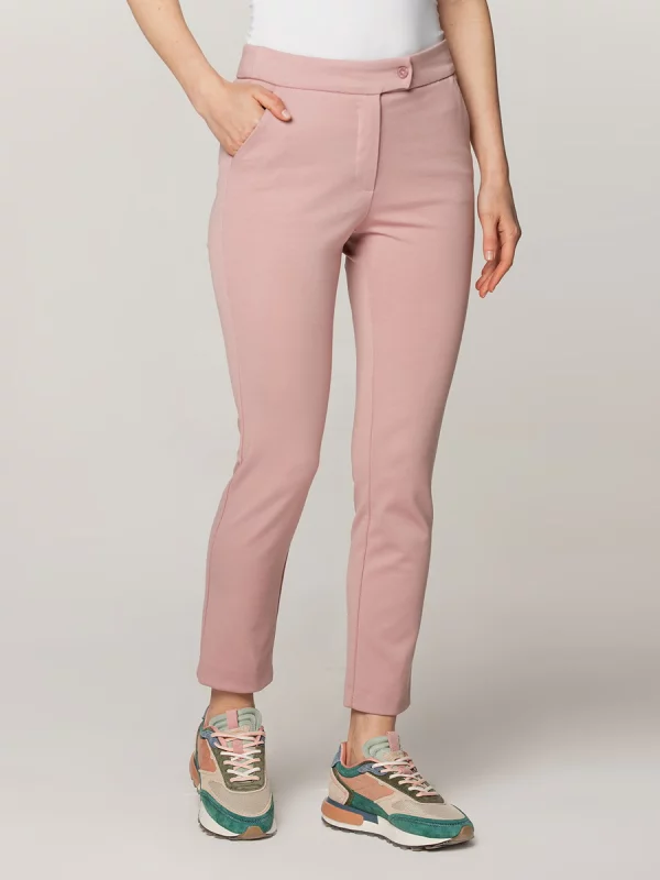 Spodnie garniturowe dzianinowe