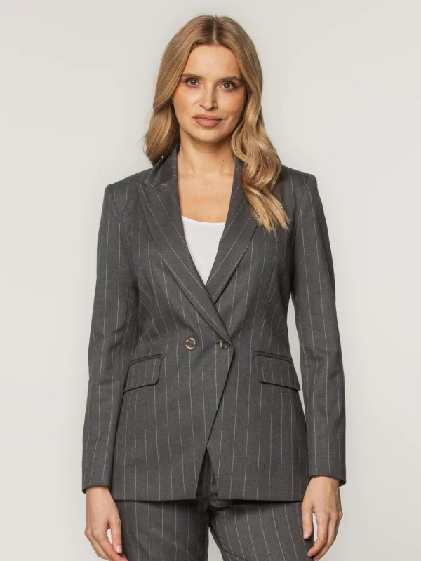 Marynarka damska w prążki