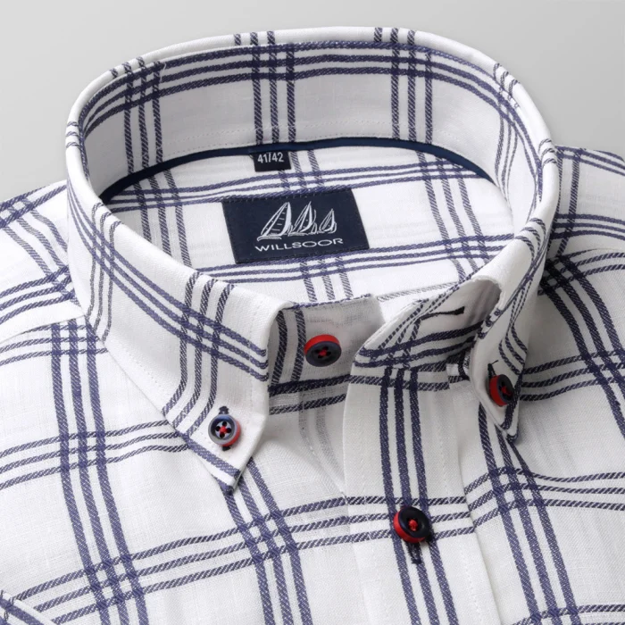 Koszula lniana Slim Fit (wzrost 176-182)