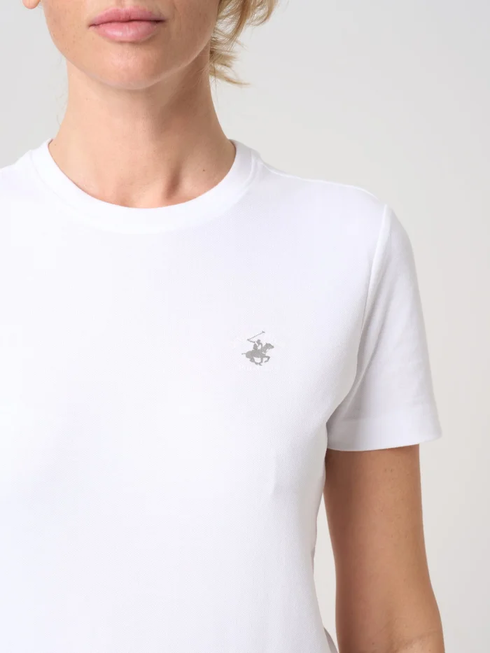 Biały t-shirt damski Beverly Hills Polo Club