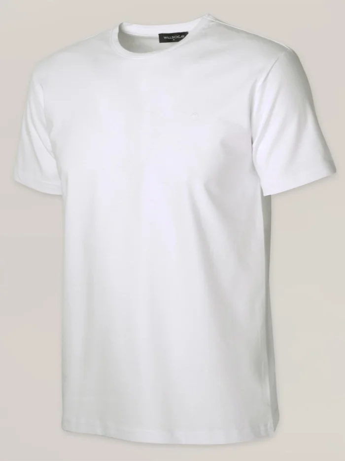 Biały t-shirt męski Willsoor
