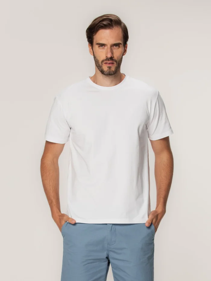 Biały t-shirt męski Willsoor