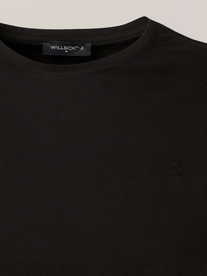 Czarny t-shirt męski Willsoor