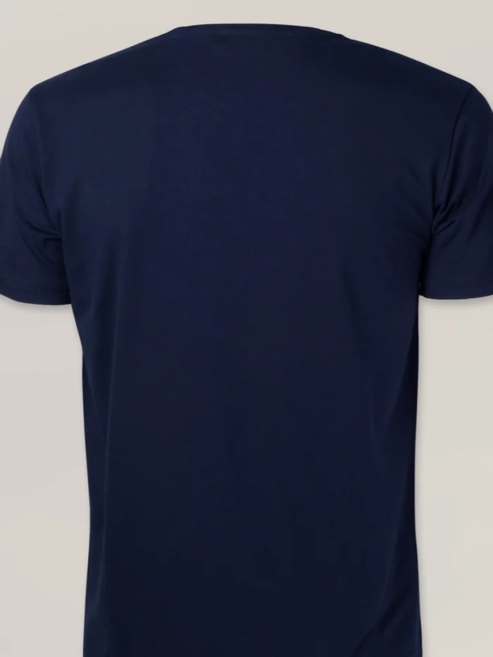 Granatowy t-shirt męski Willsoor