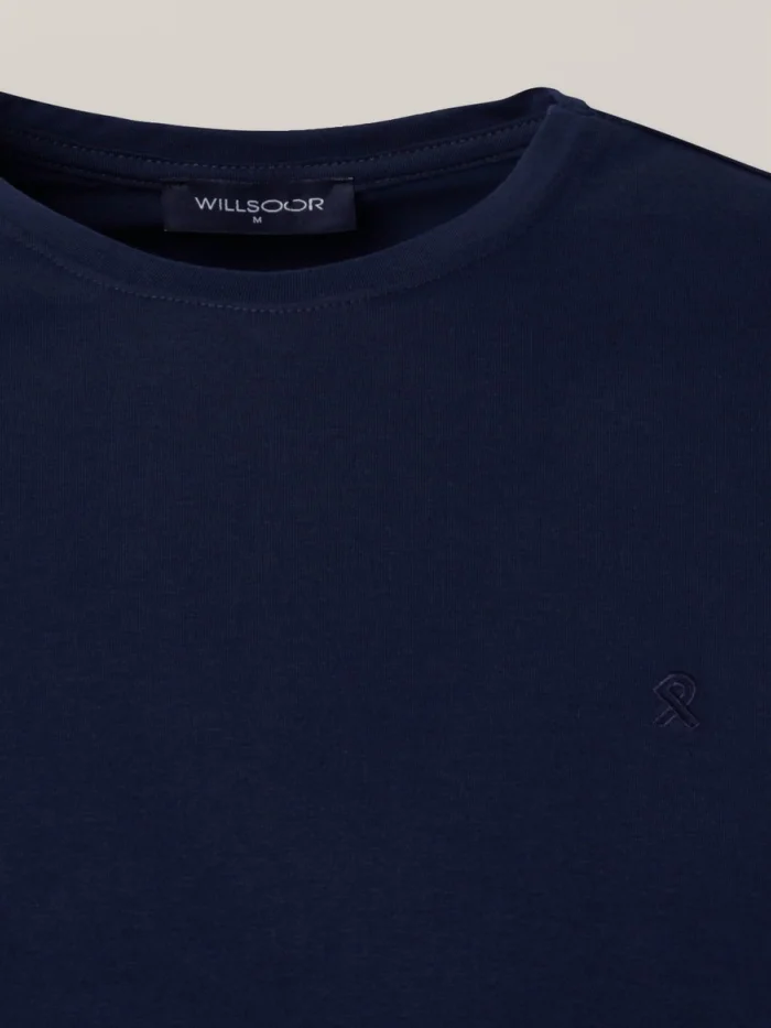 Granatowy t-shirt męski Willsoor