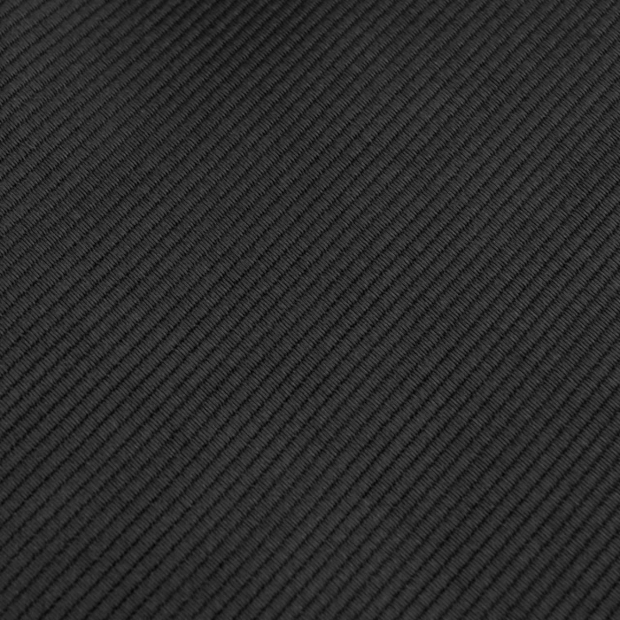 Krawat microfibra (czarny prążkowany)