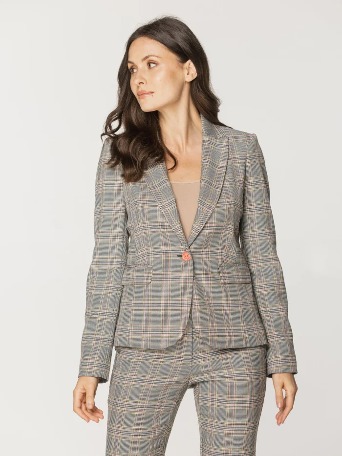 Marynarka damska w kratkę