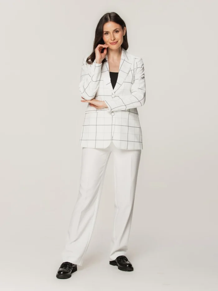 Marynarka damska w kratę