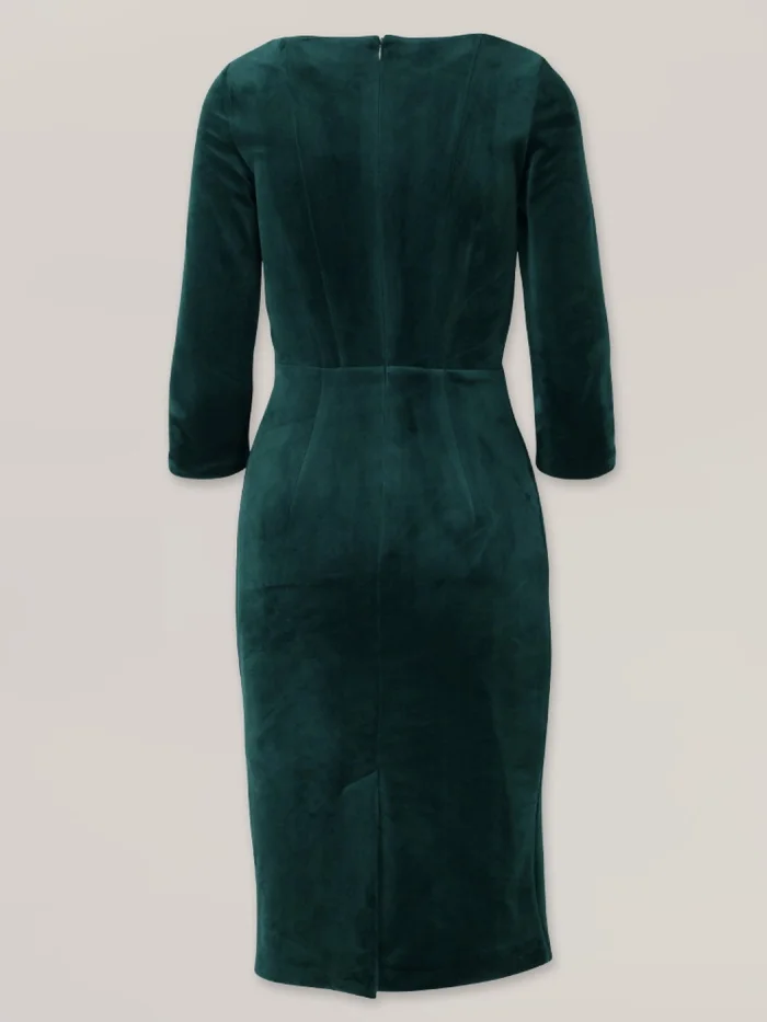 Elegancka zielona sukienka