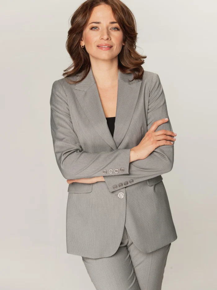 Szara marynarka damska
