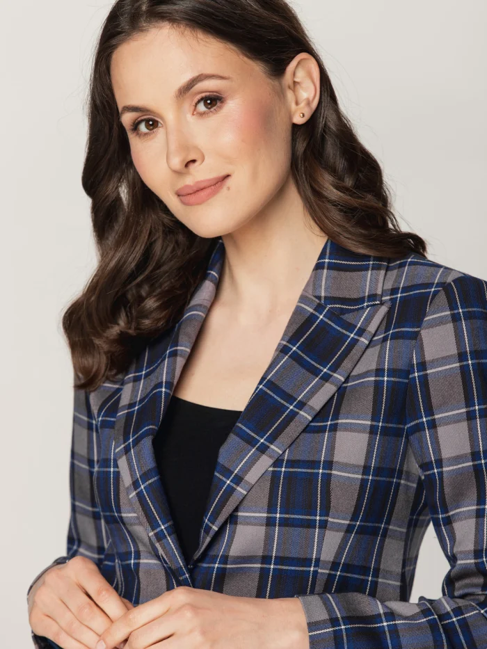 Marynarka damska w kratę