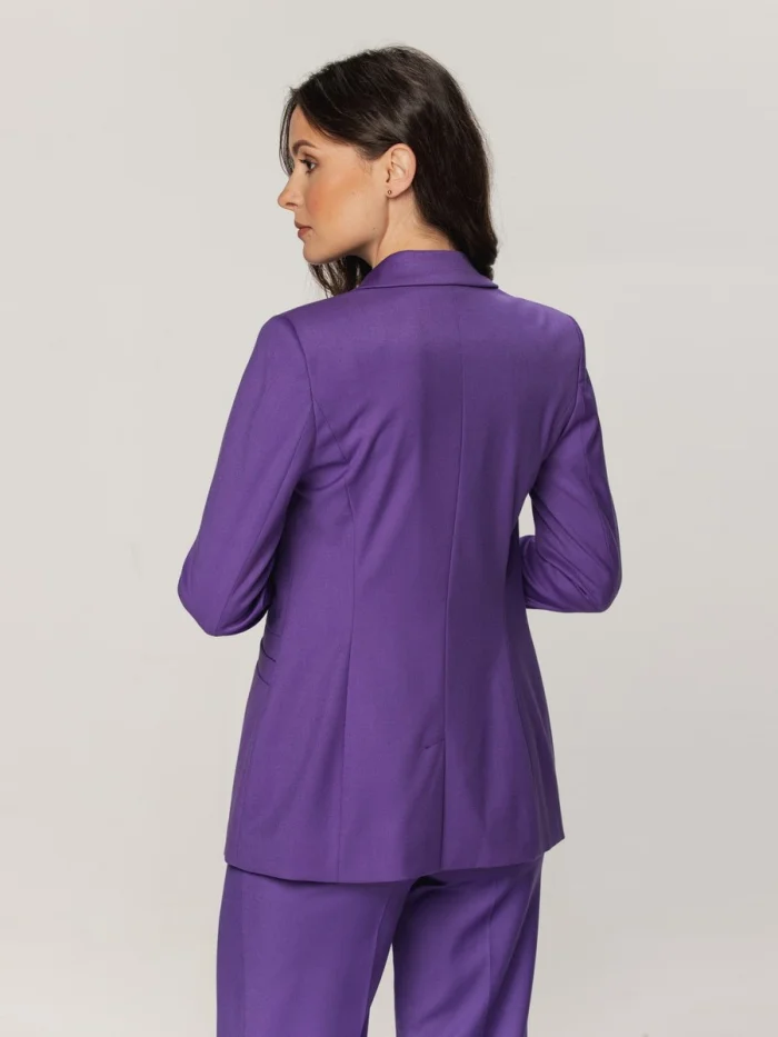 Fioletowa marynarka damska