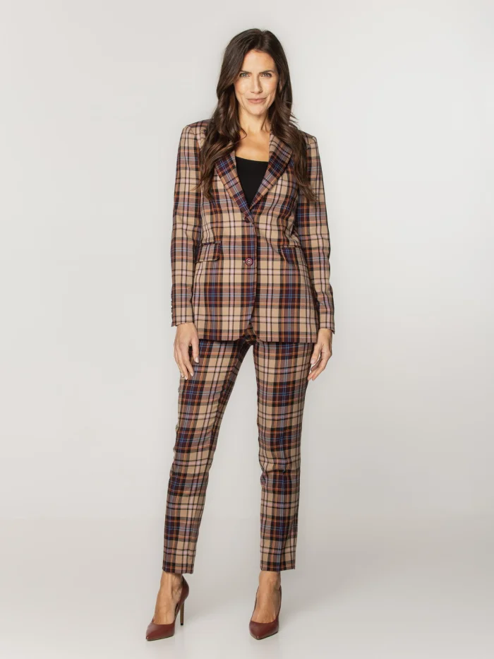 Marynarka damska w kratkę