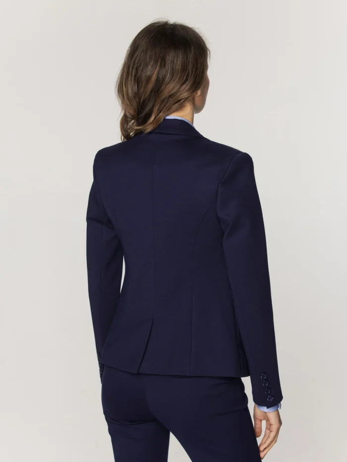 Granatowa marynarka damska