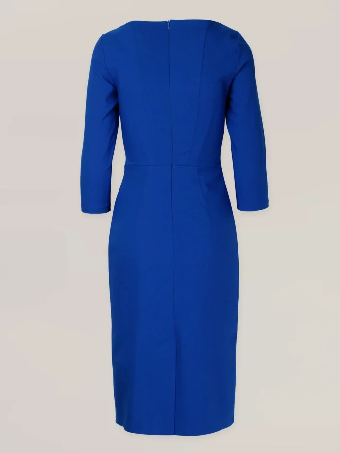 Elegancka niebieska sukienka