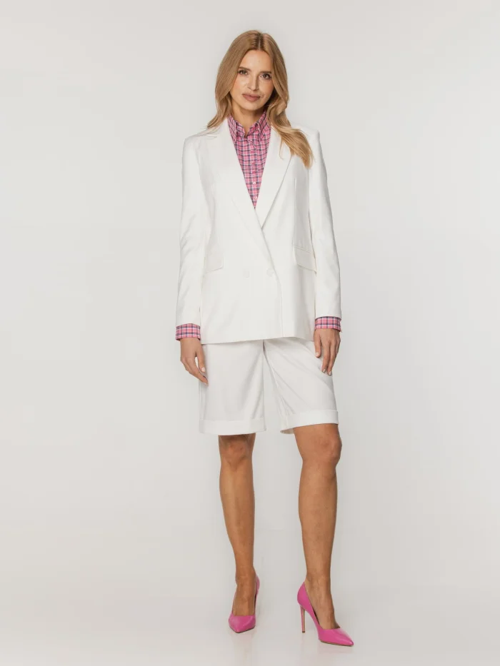 Białe szorty damskie