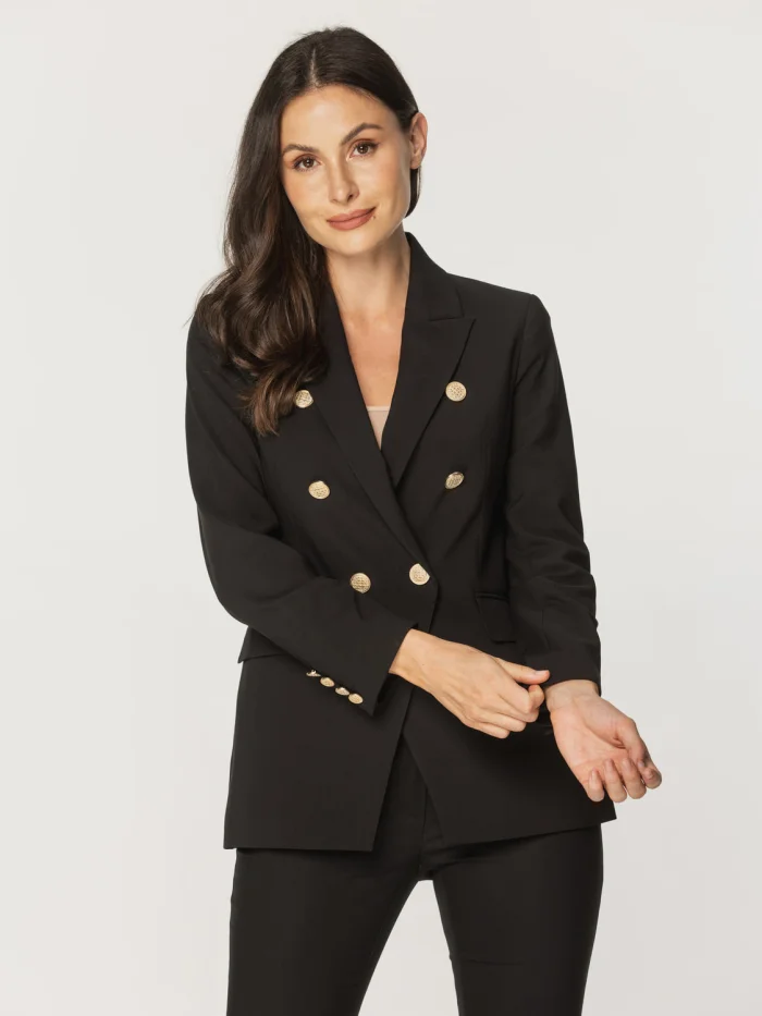 Czarna marynarka damska