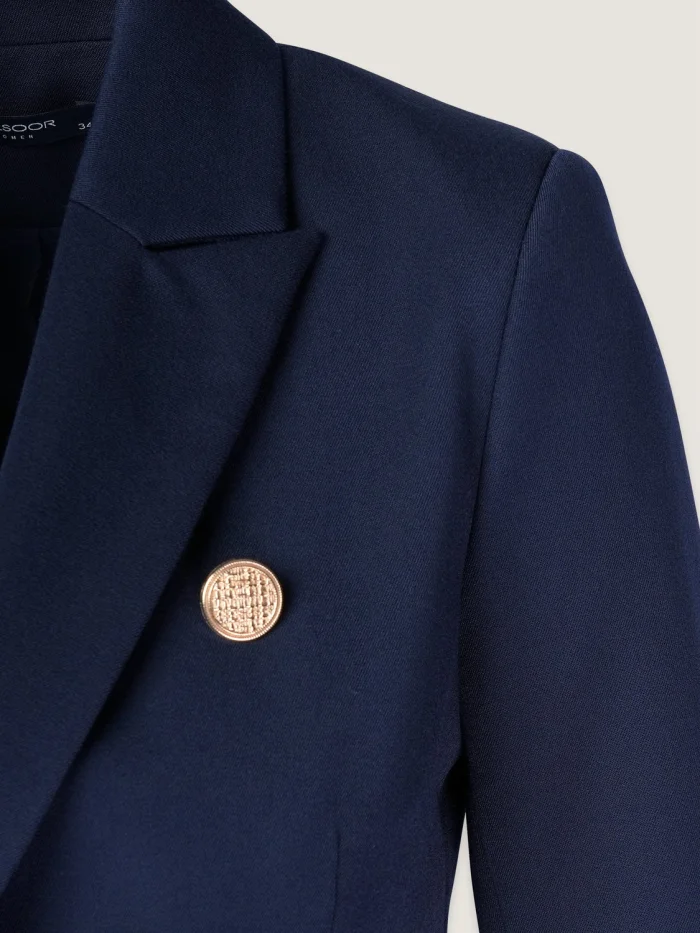 Granatowa marynarka damska