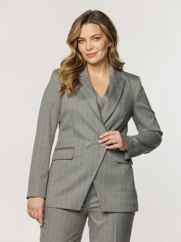 Marynarka damska w prążki