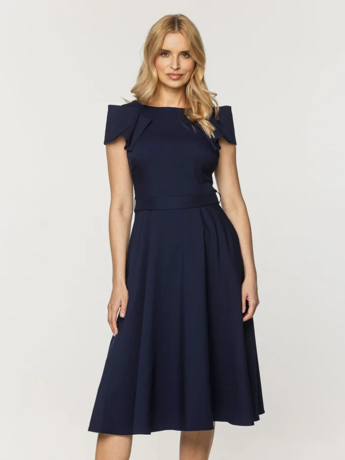 Granatowa sukienka
