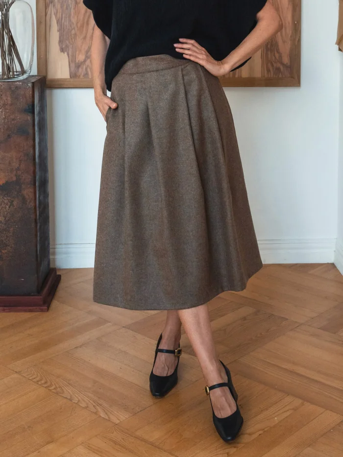 Spódnica fałdowana